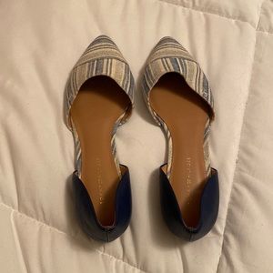 Tommy Hilfiger Blue Striped Flats/Pumps
